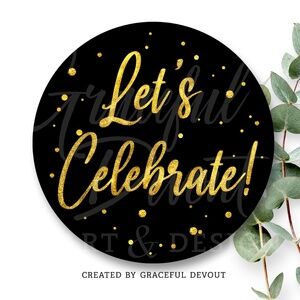 Let’s Celebrate!- 2" (inches) (48ct.)  [GD112-48]